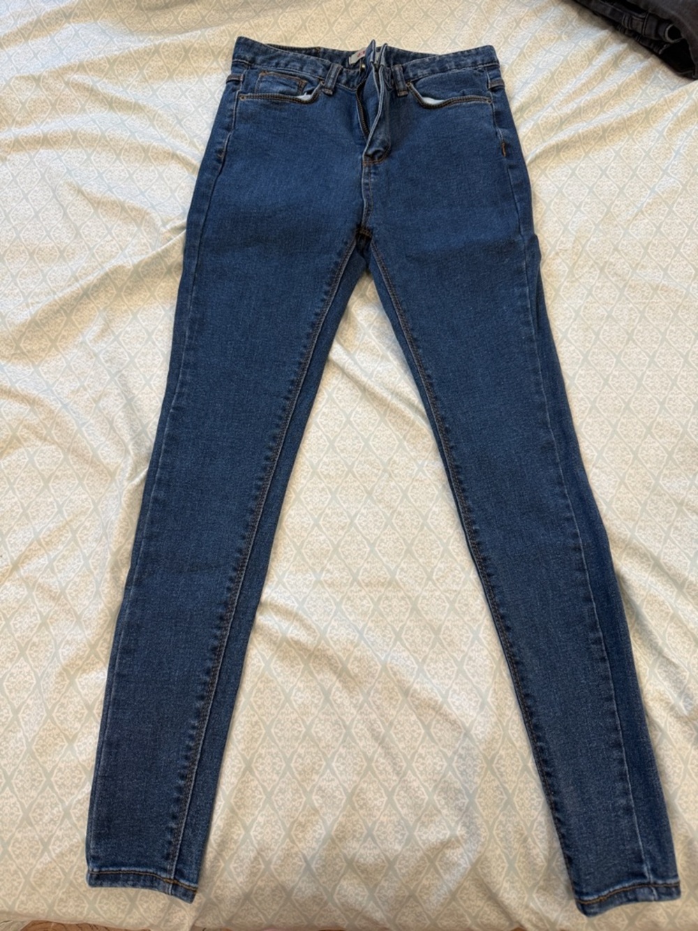 Midnight Indigo High-Rise Skinny Jeans for Women